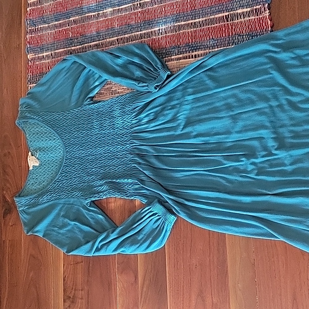 Blue dress